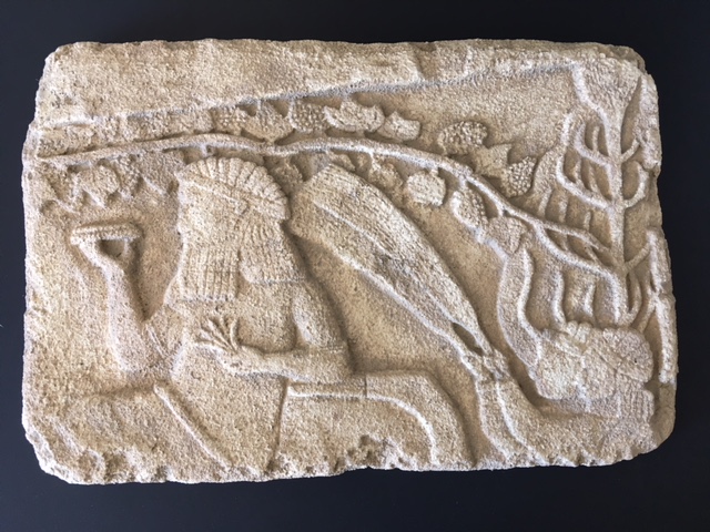 Ashurbanipal’s Garden Banquet Relief Recreation - Click Image to Close